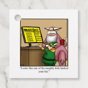 Funny Christmas  Holiday Gift Tags