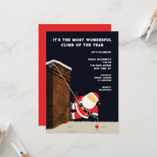 Funny Christmas Holiday Party Invitation