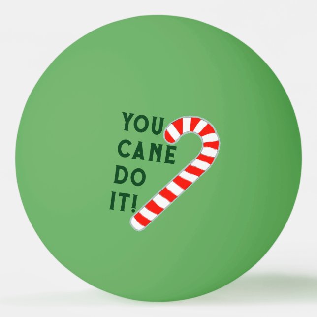 Funny Christmas Holiday Ping Pong Ball (Front)