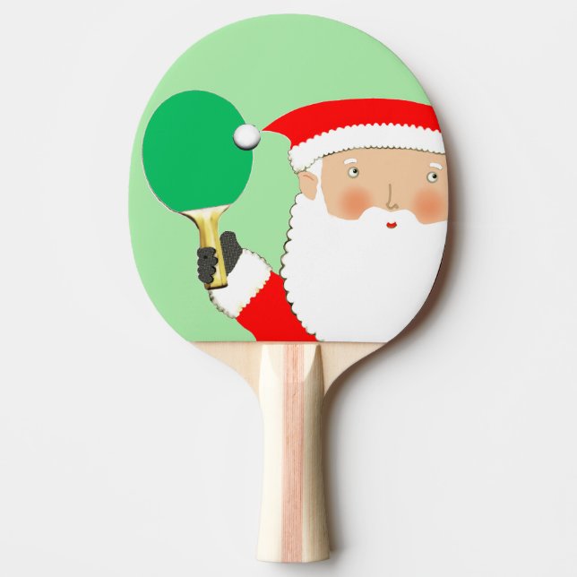 Funny Christmas Holiday Ping Pong Paddle (Front)