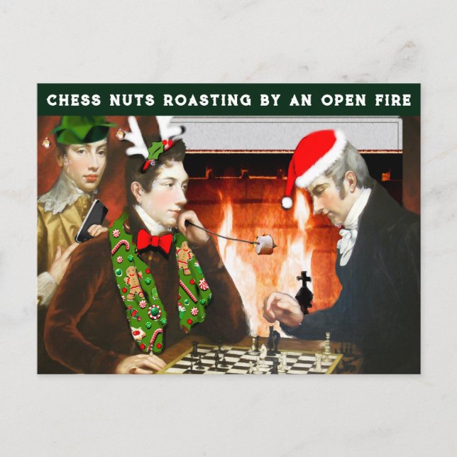 Funny Christmas Holiday Postcard (Front)