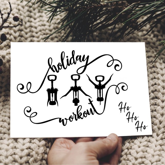 Funny Christmas Holiday Workout Card (Creator Uploaded)