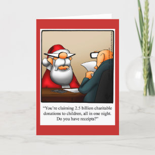 Funny Christmas Humour Greeting Card