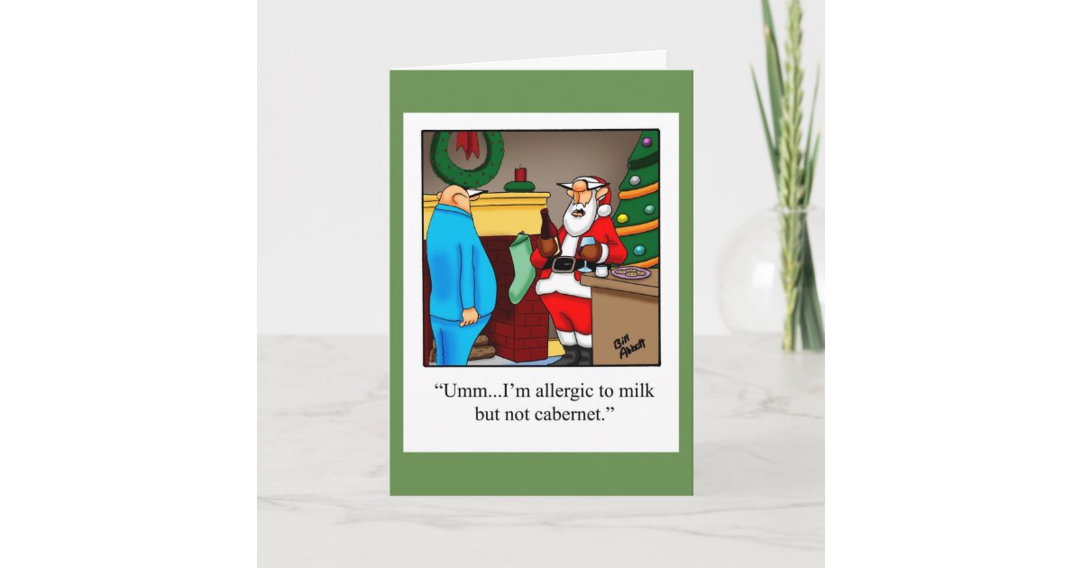 Funny Christmas Humour Greeting Card Spectickles Zazzle 6135