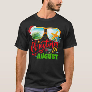 Funny Christmas in August gift Summer Reindeer Flo T-Shirt