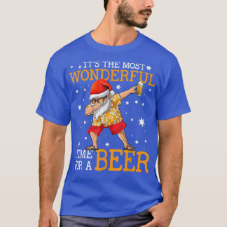 Funny Christmas in July Santa Hawaiian Wonderful B T-Shirt
