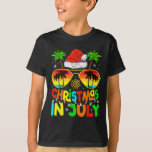 Funny Christmas In July Summer Sungles Beach Hawai T-Shirt<br><div class="desc">Funny Christmas In July Summer Sungles Beach Hawaii Santa</div>