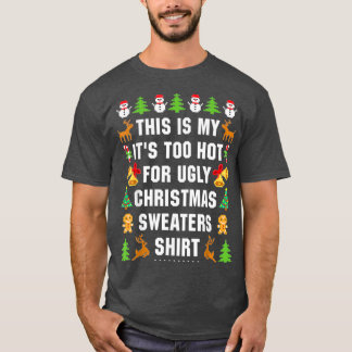 Funny christmas in july summer vacation 2021 Gift T-Shirt
