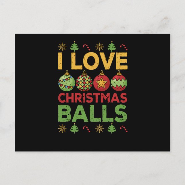 Funny Christmas Inappropriate Dirty Jokes Postcard (Front)