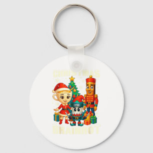 Funny Christmas Italian Brain Rot Italian Brainrot Keychain