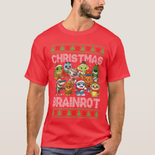 Funny Christmas Italian Brain Rot Italian Brainrot T-Shirt