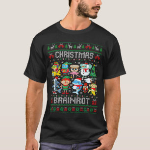 Funny Christmas Italian Brain Rot Italian Brainrot T-Shirt
