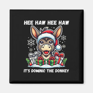 Funny Christmas Italian Christmas Donkey Dominic T Magnet