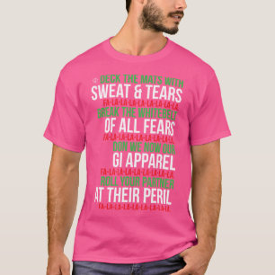Funny Christmas Jiu Jitsu 	 - Deck The Mats Bjj Mm T-Shirt