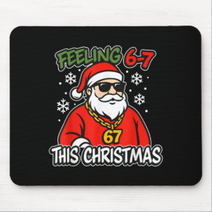 Funny Christmas Kids 6-7 67 Six Seven Meme Boys Ch Mouse Pad