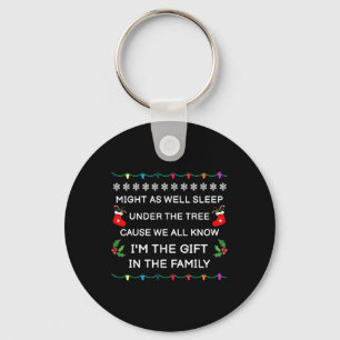Funny Christmas Kids Girls Boys Christmas Pyjamas Keychain