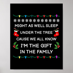 Funny Christmas Kids Girls Boys Christmas Pyjamas  Poster