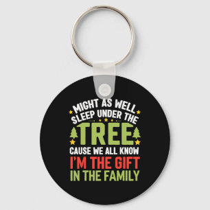 Funny Christmas Kids Mens Christmas Pyjamas Women Keychain