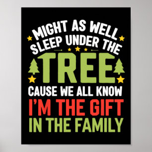 Funny Christmas Kids Mens Christmas Pyjamas Women  Poster