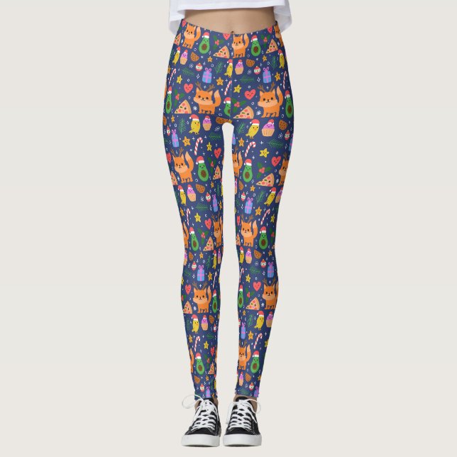 Funny Christmas Leggings (Front)
