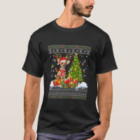 Funny Christmas Lights Chihuahua Dog Funny Xmas Ug