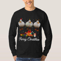 Funny Christmas Lights Xmas Pajama Duck Animals Lo