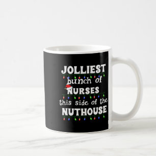 Funny Christmas Matching Group Work Jolliest Bunch Coffee Mug