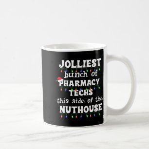 Funny Christmas Matching Group Work Pharmacy Techn Coffee Mug