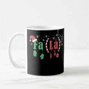 Funny Christmas Math Teacher Fa La8 Equations Fa L Coffee Mug