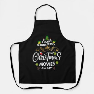Funny Christmas Movie , Christmas Movies Apron