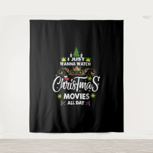 Funny Christmas Movie , Christmas Movies Tapestry