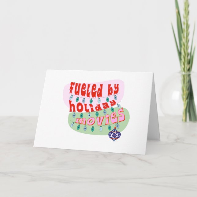 Funny Christmas Movies Channel Holiday Mug Card (Front)