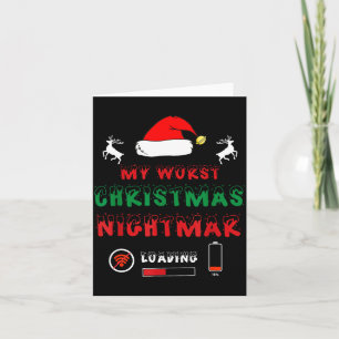 Funny Christmas My Worst For Gamers Card