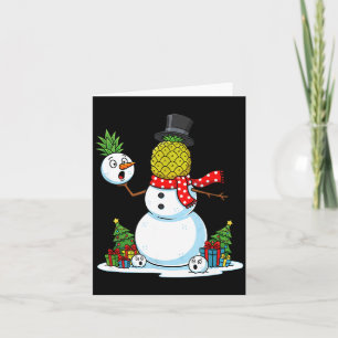Funny Christmas Ne Snowman Xmas Mens Womens Kids Card