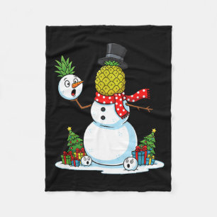 Funny Christmas Ne Snowman Xmas Mens Womens Kids Fleece Blanket