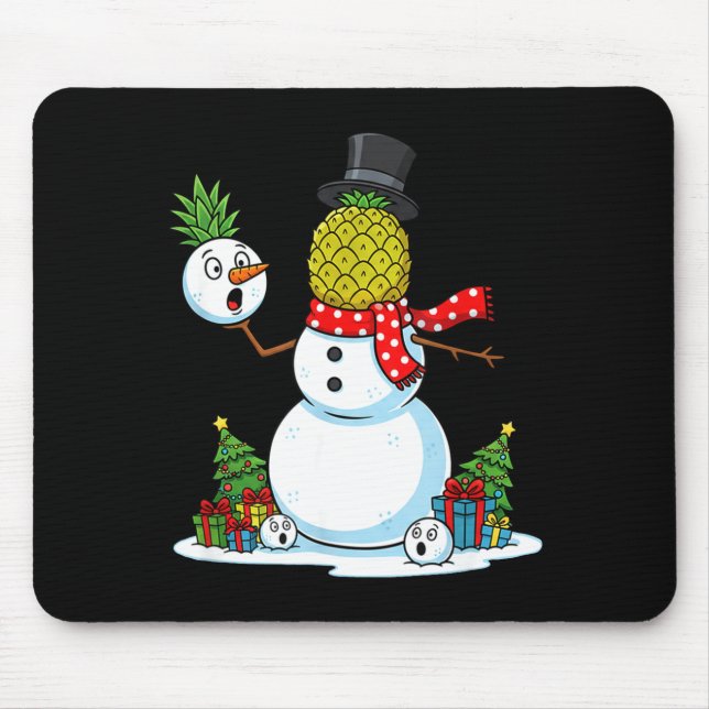 Funny Christmas Ne Snowman Xmas Mens Womens Kids  Mouse Pad (Front)