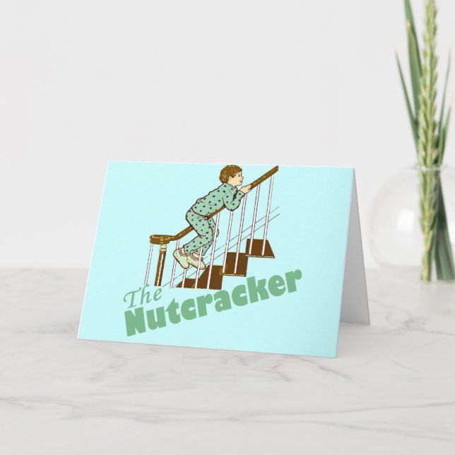 Funny Christmas Nutcracker Holiday Card (Front)