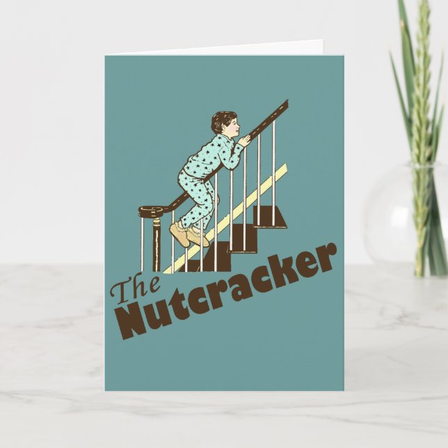 Funny Christmas Nutcracker Holiday Card (Front)