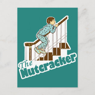 Funny Christmas Nutcracker Holiday Postcard
