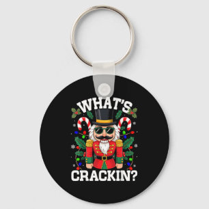 Funny Christmas Nutcracker Men Kids N Boys Whats C Keychain