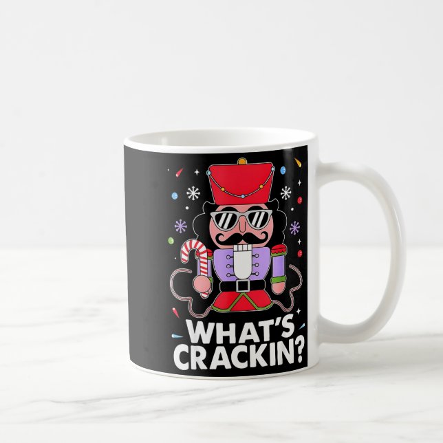Funny Christmas Nutcracker Men Kids Teen Boys What Coffee Mug (Right)