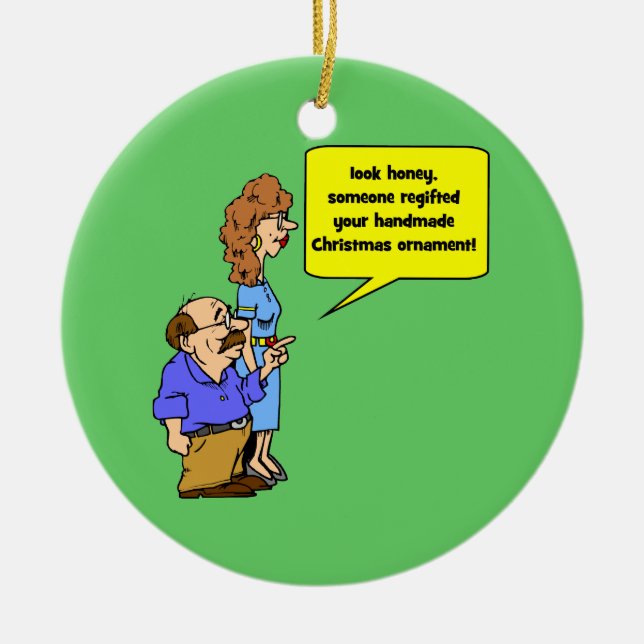 funny Christmas ornament (Front)