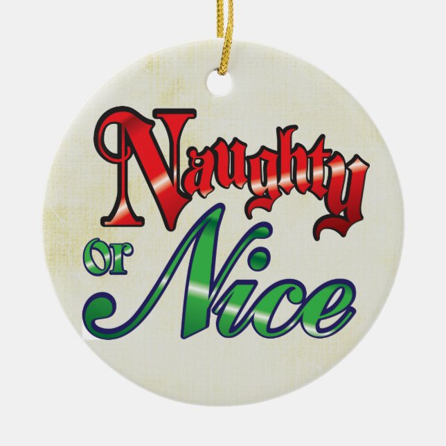 Funny Christmas Ornament (Front)