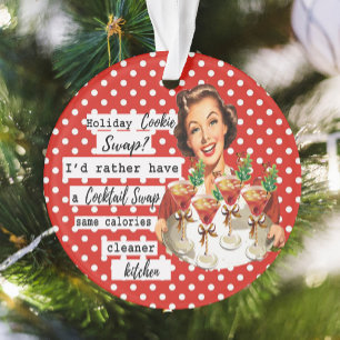 Funny Christmas Ornament Best Friend Cookie Swap
