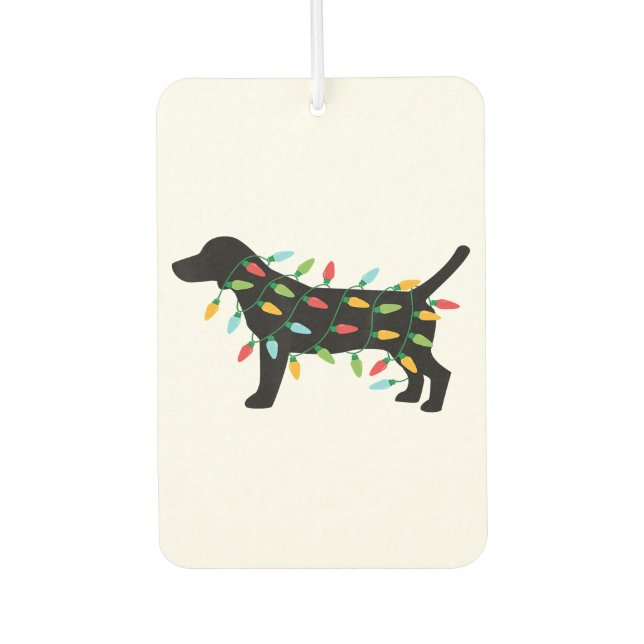 Funny Christmas Ornament | Christmas tree decor Air Freshener (Front)