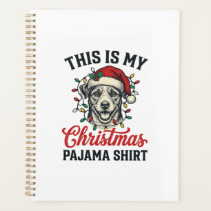 Funny Christmas Pajama Bulldog Shirt Design_1 Planner