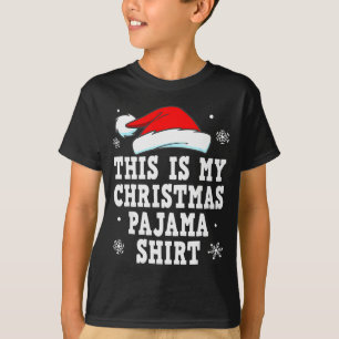 Funny Christmas Pajama Pj Outfit Mens Womens  T-Shirt