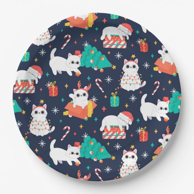 Funny Christmas Paper Plate (Front)