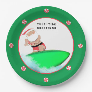 Funny Christmas Paper Plate