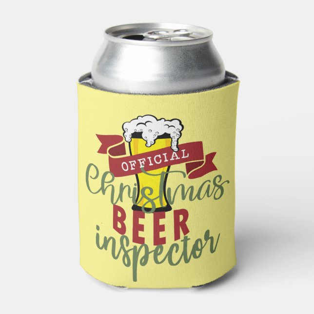 Funny Christmas Party Ideas Personalized Insulated Can Cooler (Can Front)